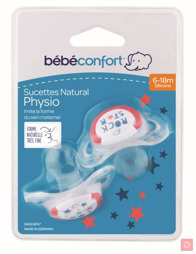 Bebeconfort Silicon X2 Natural Physio Dummies 6 18m