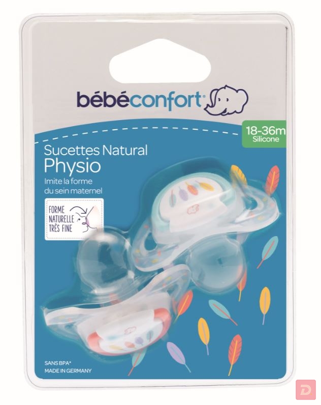 Bebeconfort Silicon X2 Natural Physio Dummies 18 36m